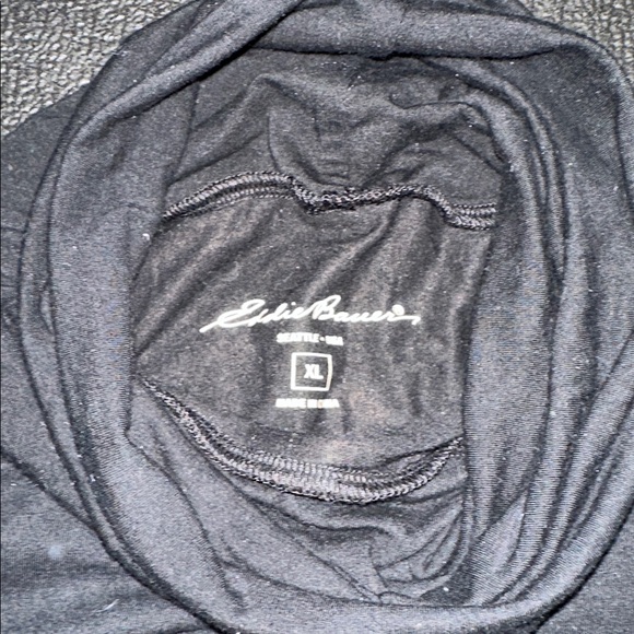 Eddie BauerBlack Turtleneck lightweight top size XL - Picture 2 of 5